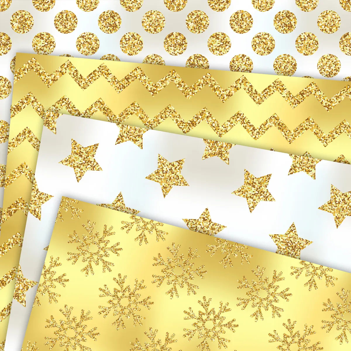 Classic Whimsical Gold Snowflake Digital Paper Set for Winter Crafts, Holiday Scrapbooking, and Festive Invitation Backgrounds 6 Classic Whimsical Gold Snowflake Digital Paper Set for Winter Crafts, Holiday Scrapbooking, and Festive Invitation Backgrounds