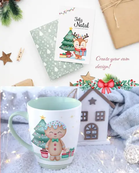Merry Christmas Clipart Pack for Holiday Crafts and DIY Projects Commercial Use PNG Files with Classic Winter Illustrations