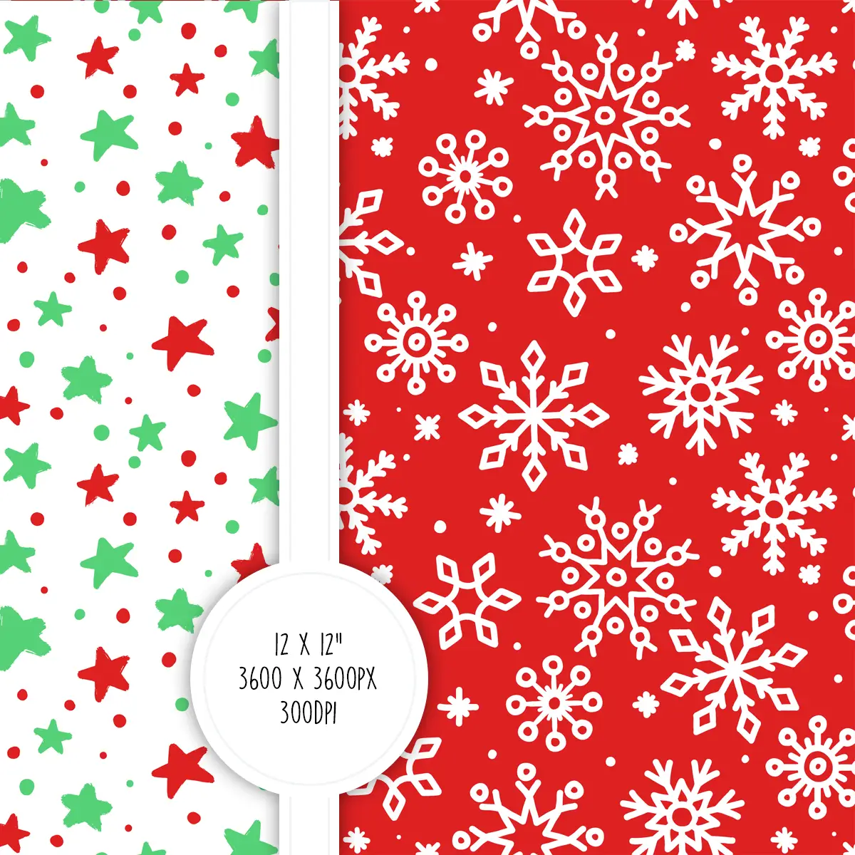 Merry Christmas Digital Paper Pack for Scrapbooking and Card Making with Modern Holiday Patterns and Traditional Festive Colors 2 Merry Christmas Digital Paper Pack for Scrapbooking and Card Making with Modern Holiday Patterns and Traditional Festive Colors