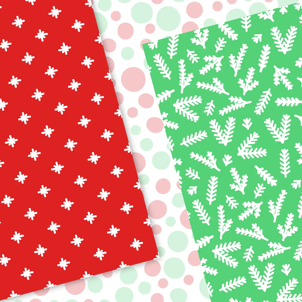 Merry Christmas Digital Paper Pack for Scrapbooking and Card Making with Modern Holiday Patterns and Traditional Festive Colors 4 Merry Christmas Digital Paper Pack for Scrapbooking and Card Making with Modern Holiday Patterns and Traditional Festive Colors