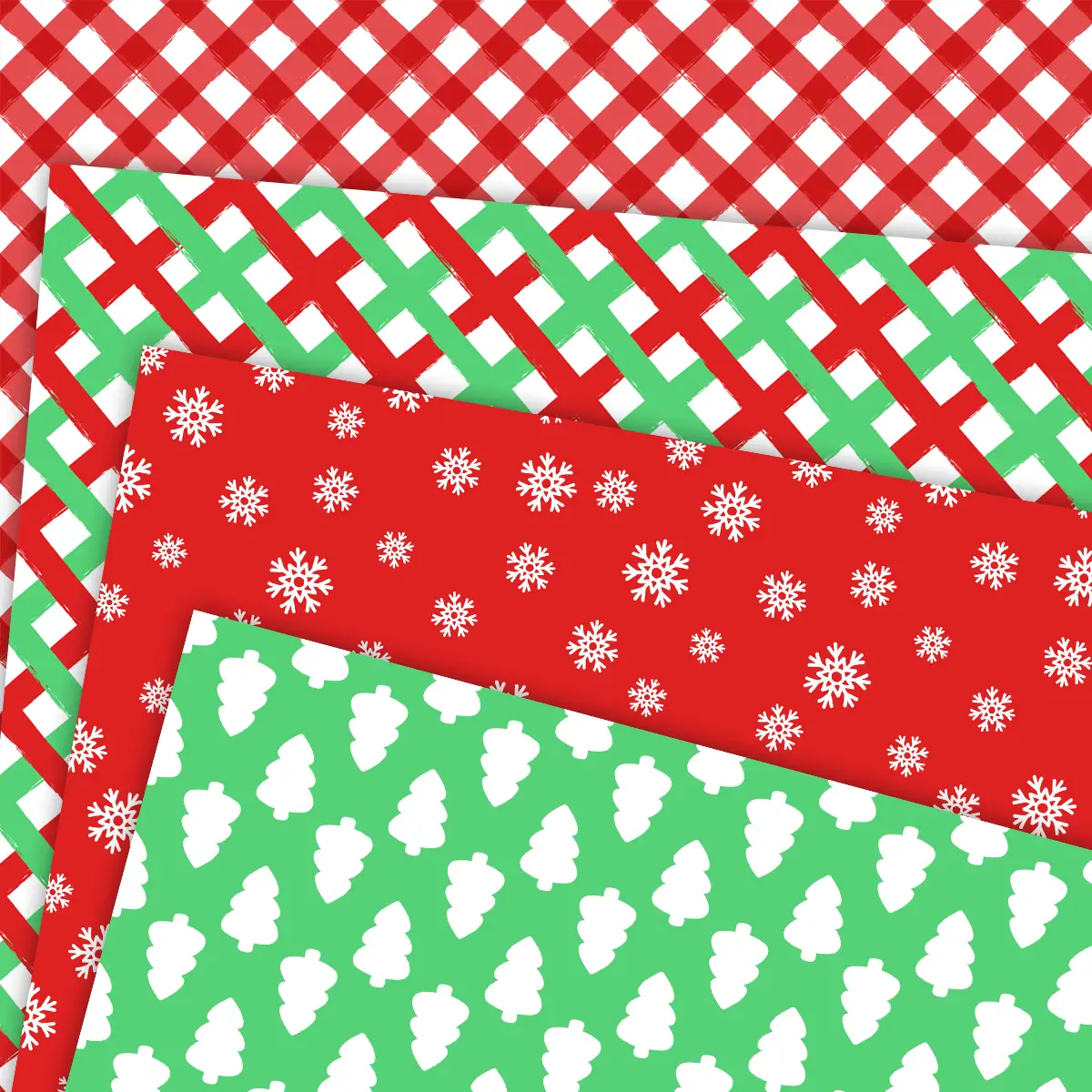 Merry Christmas Digital Paper Pack for Scrapbooking and Card Making with Modern Holiday Patterns and Traditional Festive Colors 6 Merry Christmas Digital Paper Pack for Scrapbooking and Card Making with Modern Holiday Patterns and Traditional Festive Colors