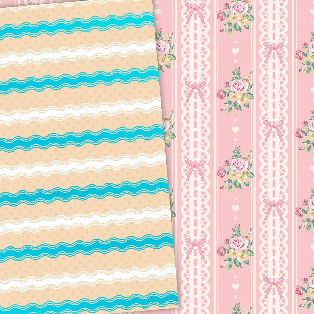 Moana Baby Digital Paper Pack for Scrapbooking and Invitations with Tropical Ocean Patterns and Disney Inspired Designs 3 Moana Baby Digital Paper Pack for Scrapbooking and Invitations with Tropical Ocean Patterns and Disney Inspired Designs
