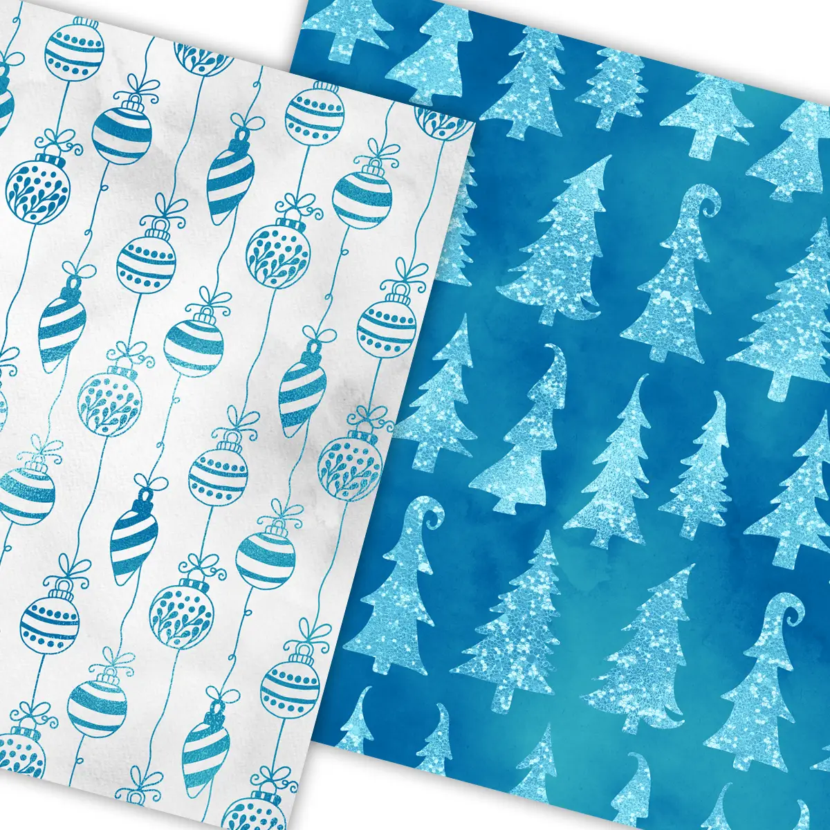 Winter Snowflake Digital Paper Set for Scrapbooking and Card Making Seamless Patterns Blue Silver White Backgrounds 5 Winter Snowflake Digital Paper Set for Scrapbooking and Card Making Seamless Patterns Blue Silver White Backgrounds