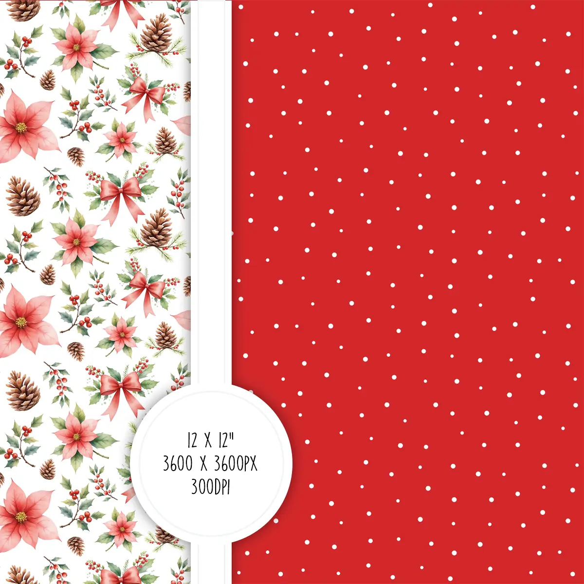 Woodland Christmas Digital Paper Set with Vintage Forest Animals and Pine Trees for Scrapbooking and Holiday Card Making 2 Woodland Christmas Digital Paper Set with Vintage Forest Animals and Pine Trees for Scrapbooking and Holiday Card Making